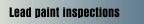 Lead paint inspections
