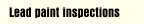 Lead paint inspections